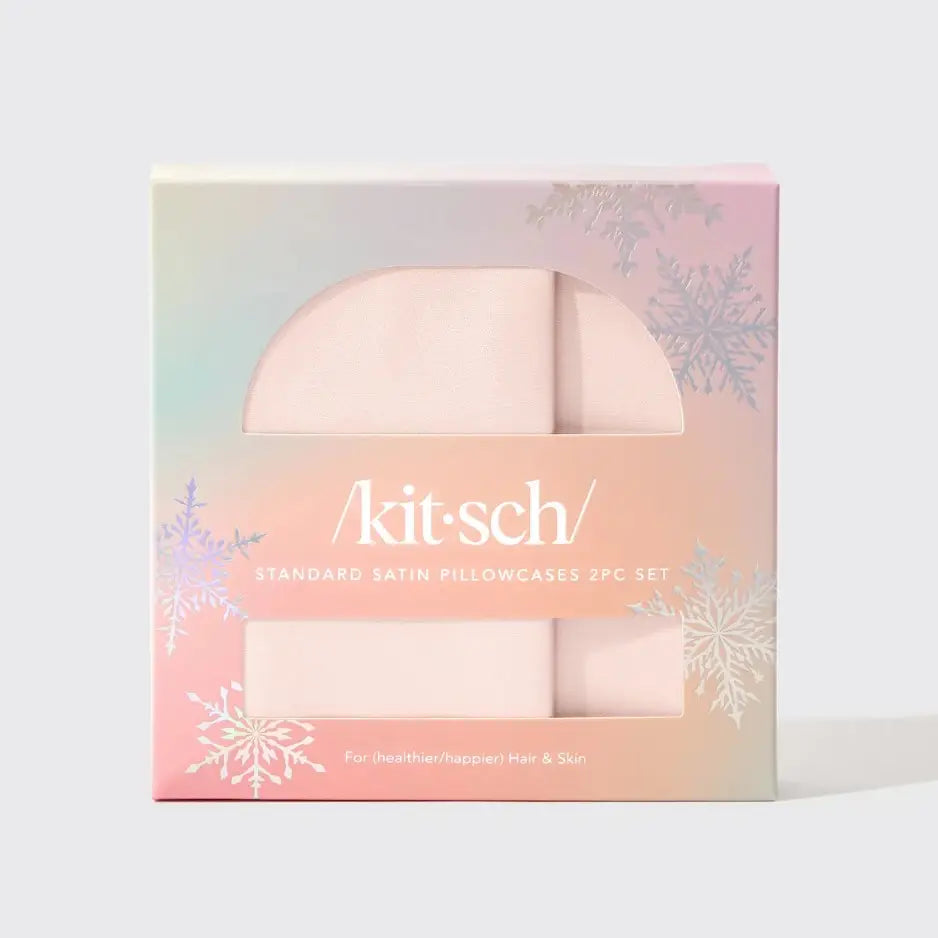 Kitsch The Satin Pillowcase 2pc - Blush