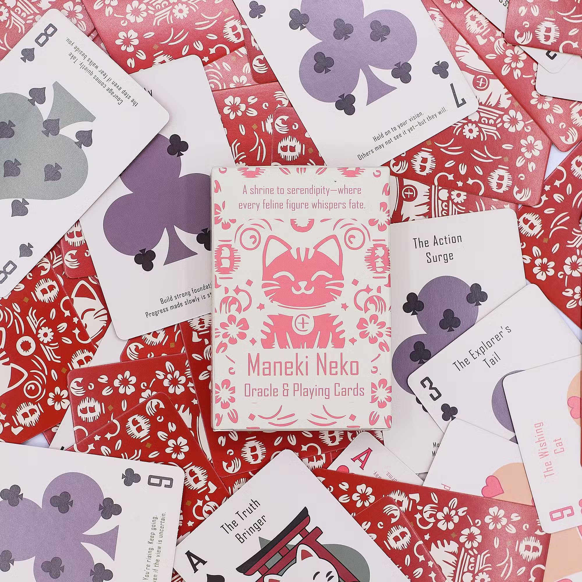 Maneki Neko Oracle & Playing Cards – Oraakkeli- ja pelikortit