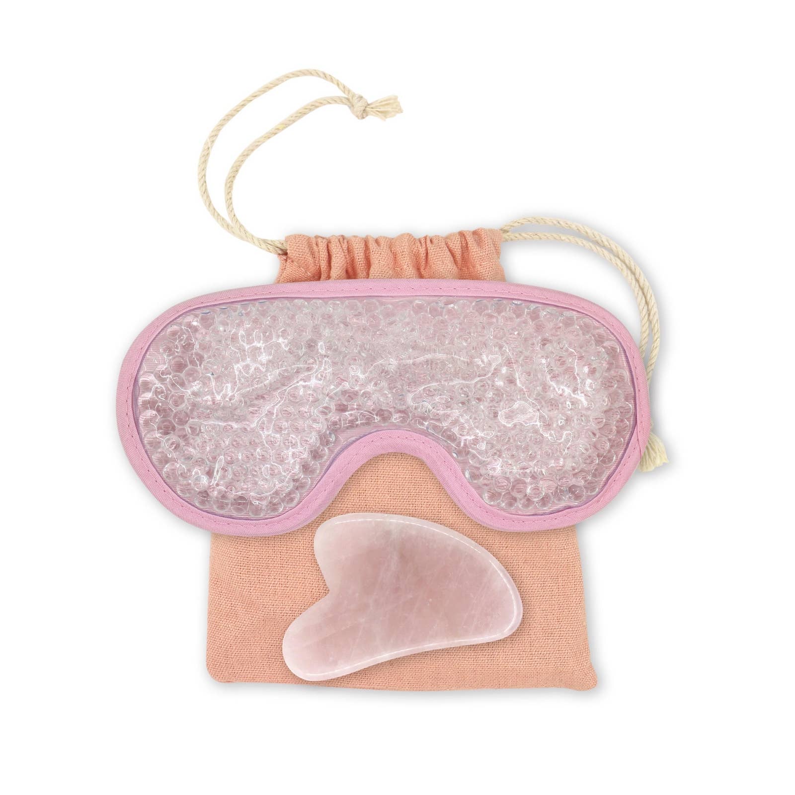 Beauty Duo Ruusukvartsi  Gua Sha Kit + Kylmä/kuuma rentoutus-naamio