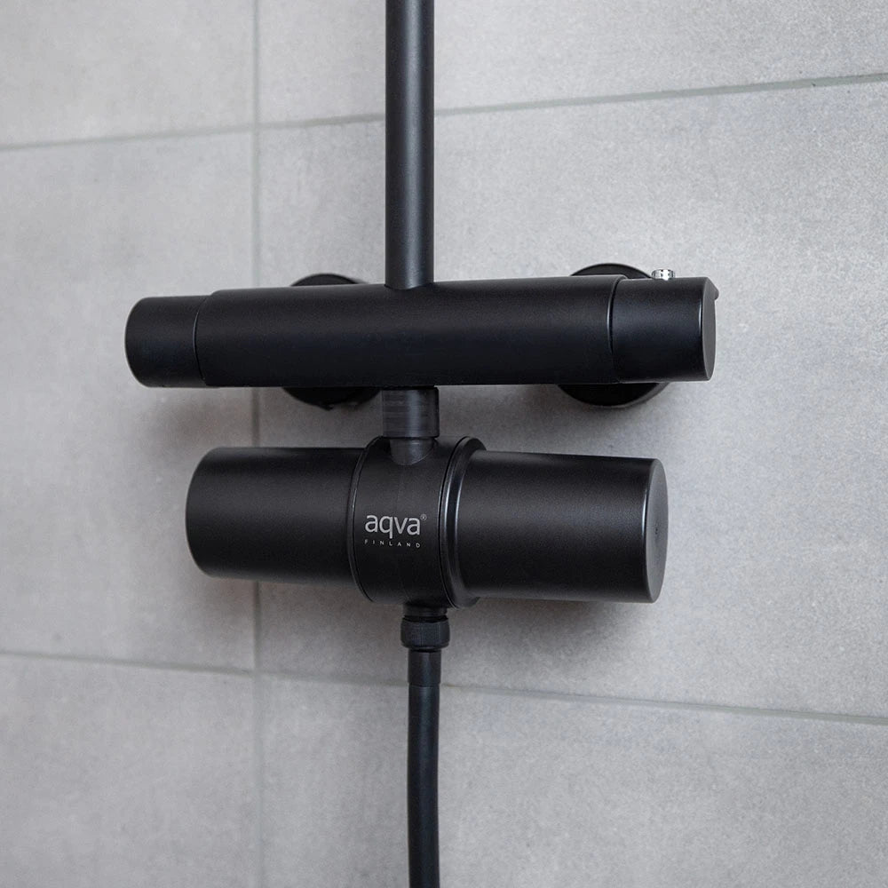 Aqva Fresh Suihkusuodatin Musta