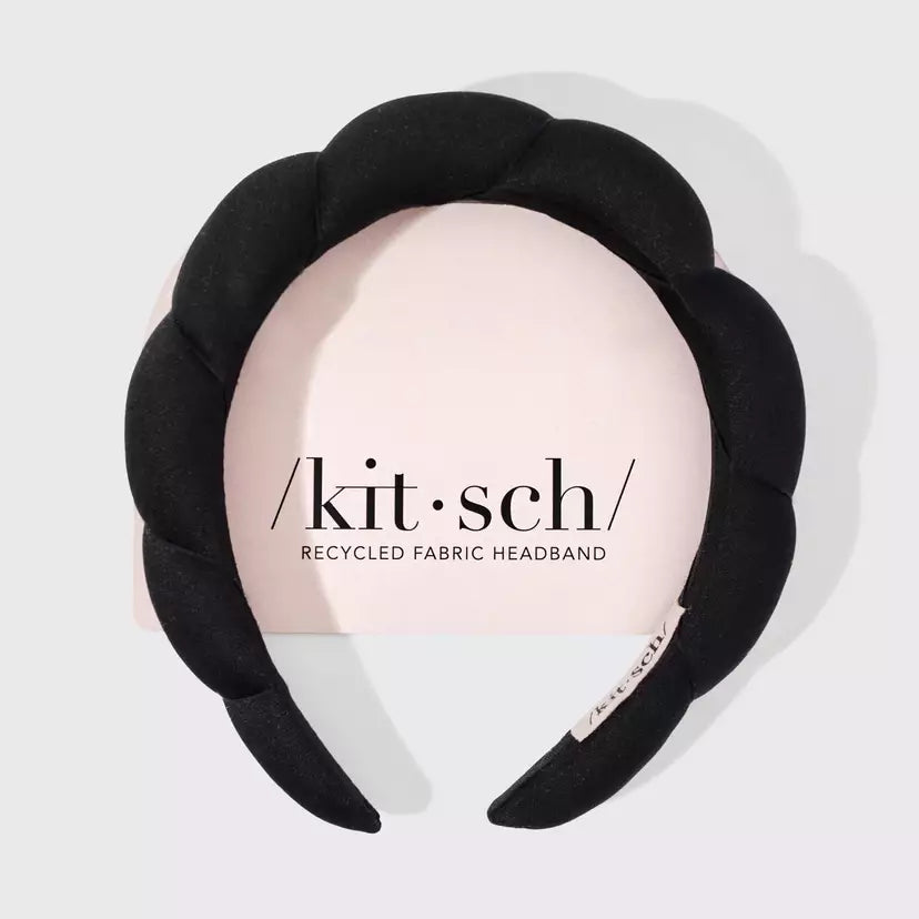 Kitsch Recycled Fabric Puffy Headband