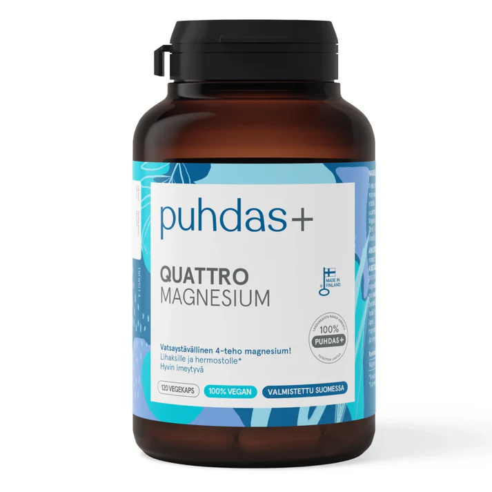 puhdas+ Quattro Magnesium 120kps