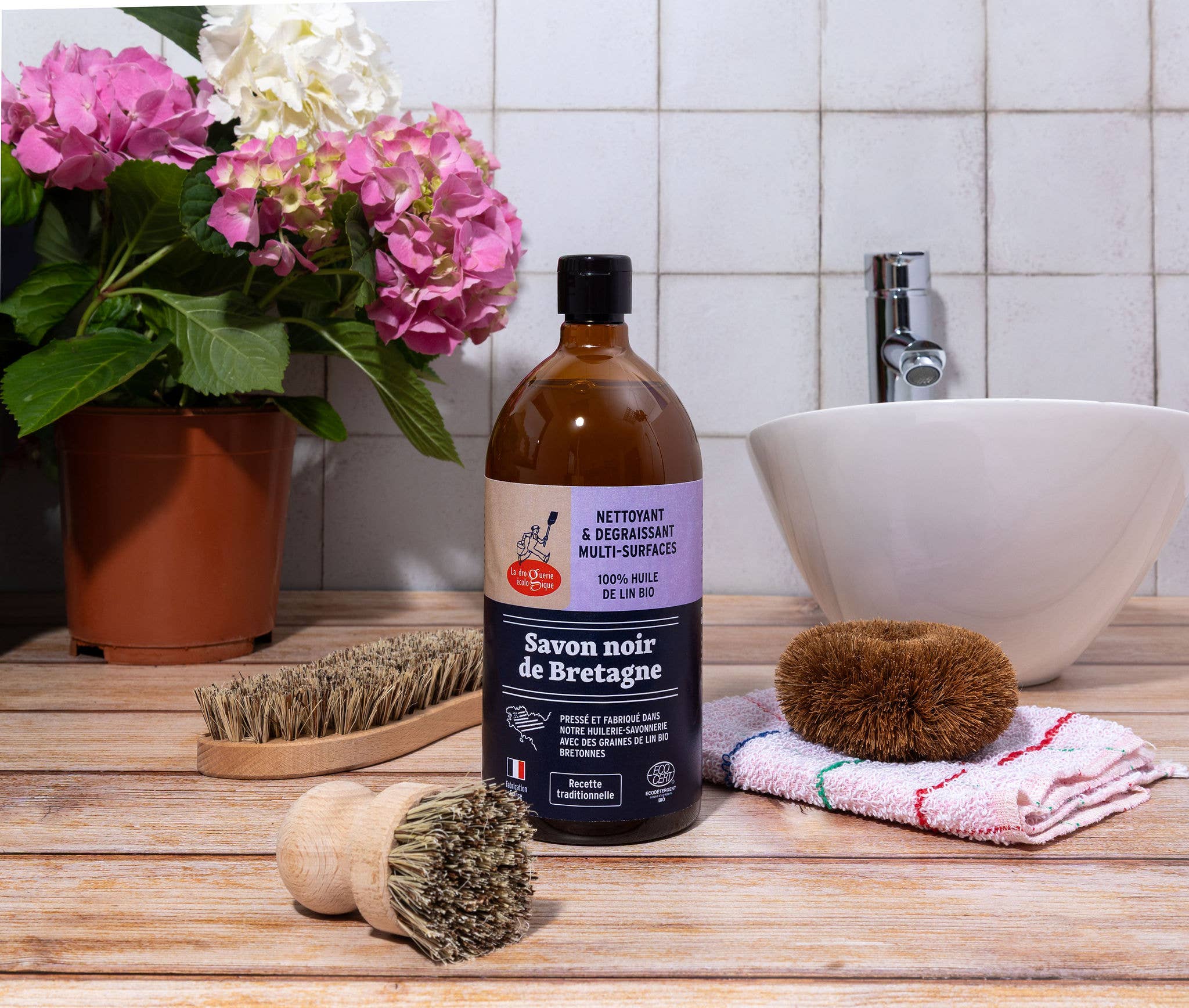 Black Soap from Brittany 1L - La Droguerie