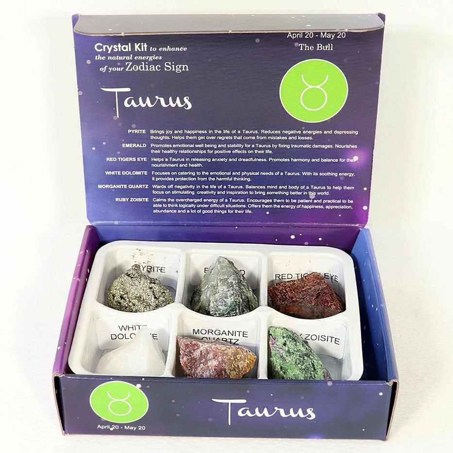 Crystal Kit Taurus, Horoskooppikivet Härkä