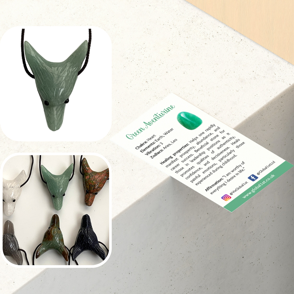 Wolf Head Pendant - Susi -riipus