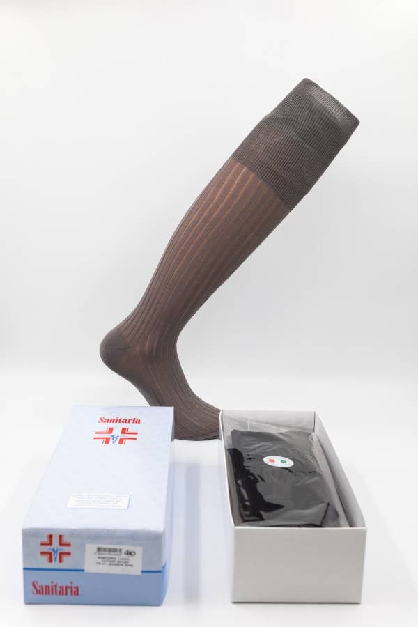 6 Pairs - Long Health Socks Scottish Thread