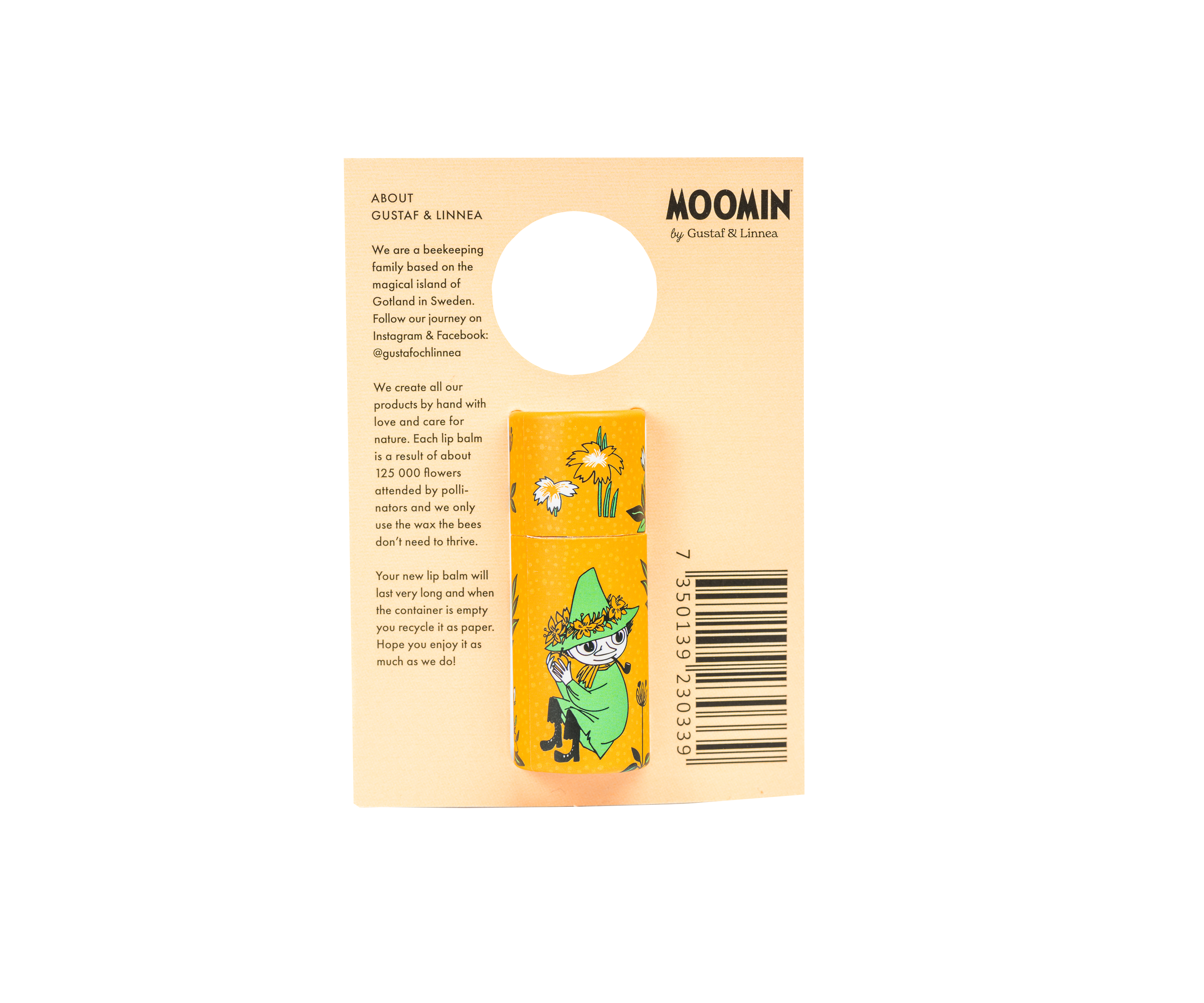 Moomin by G&L - Huulivoide Kookos & Hunaja 8,5g