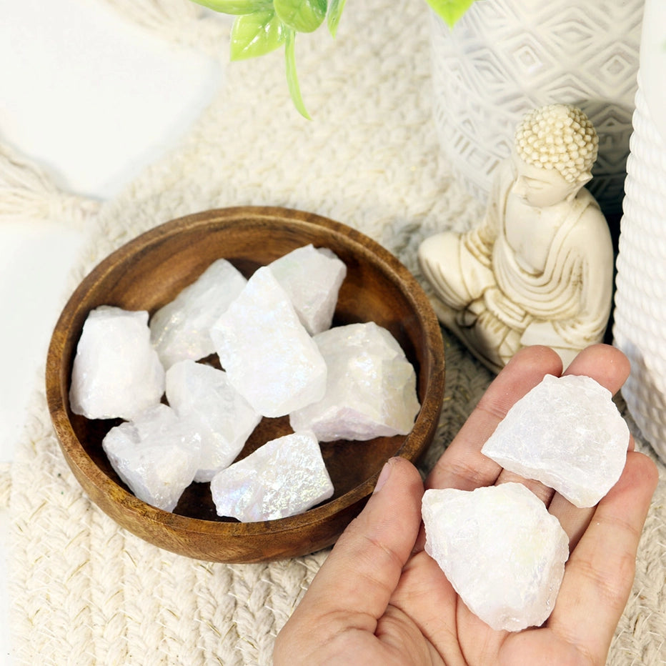 Raakakivi Aura Kirkas Kvartsi 4-6cm