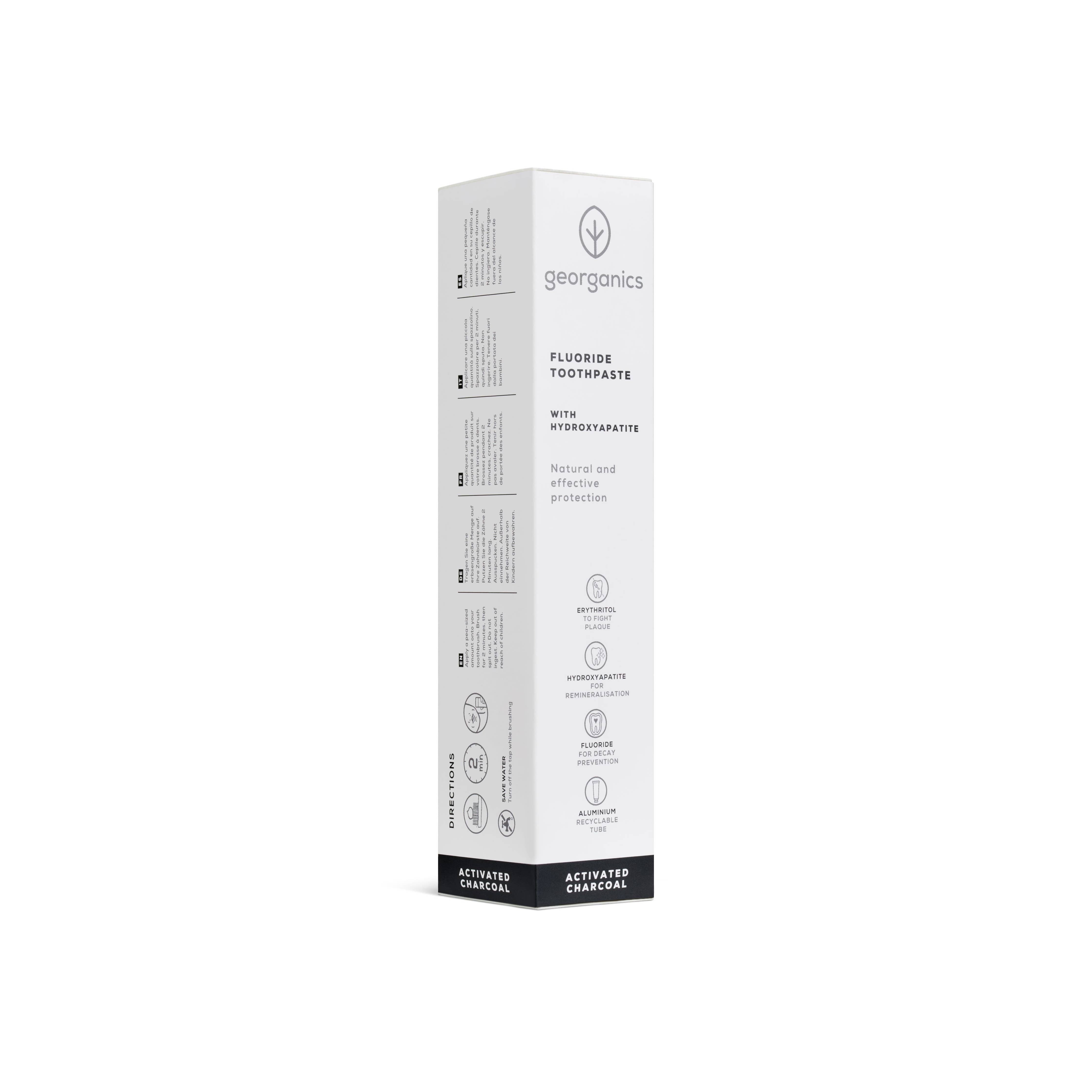 NEW - Toothpaste next generation with Hydroxyapatite - Activated Charcoal