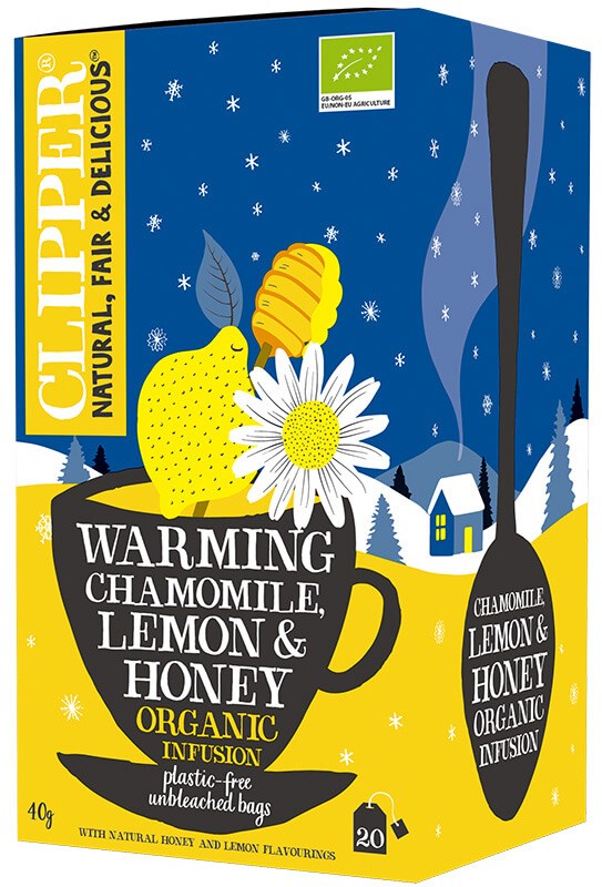 Clipper Warming Chamomile, Honey & Lemon 20pss
