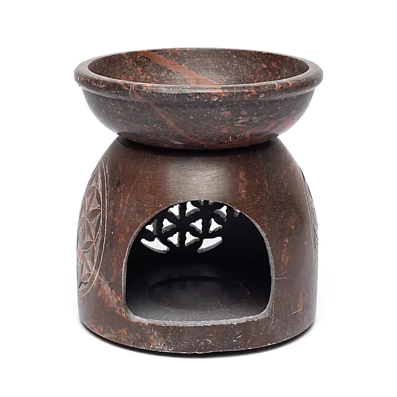 Aromalamppu Elämänkukka - saippuakiveä