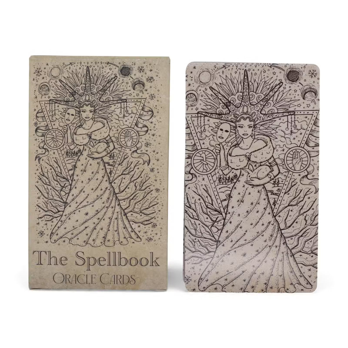 The Spellbook Oracle Cards- Witchcraft Deck
