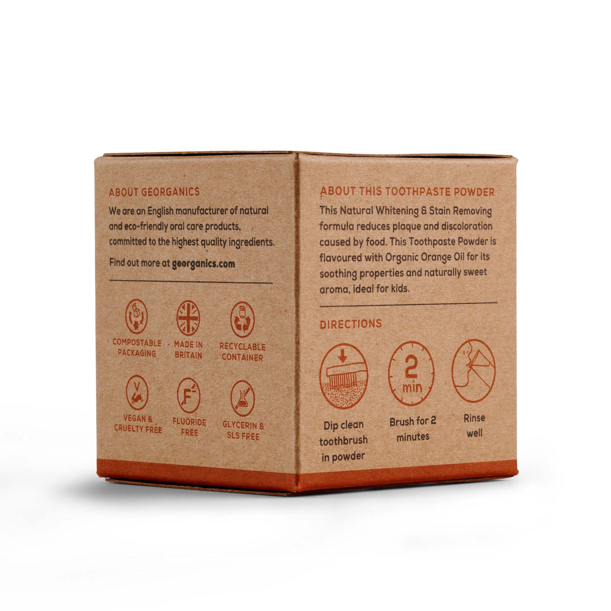 Mineral Toothpaste Powder - Orange