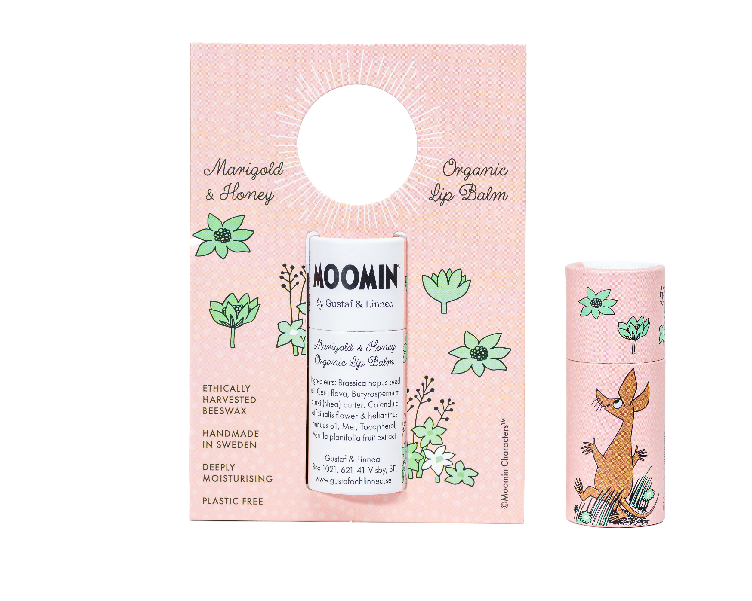 Moomin by G&L - Huulivoide Kehäkukka & Hunaja 8,5g