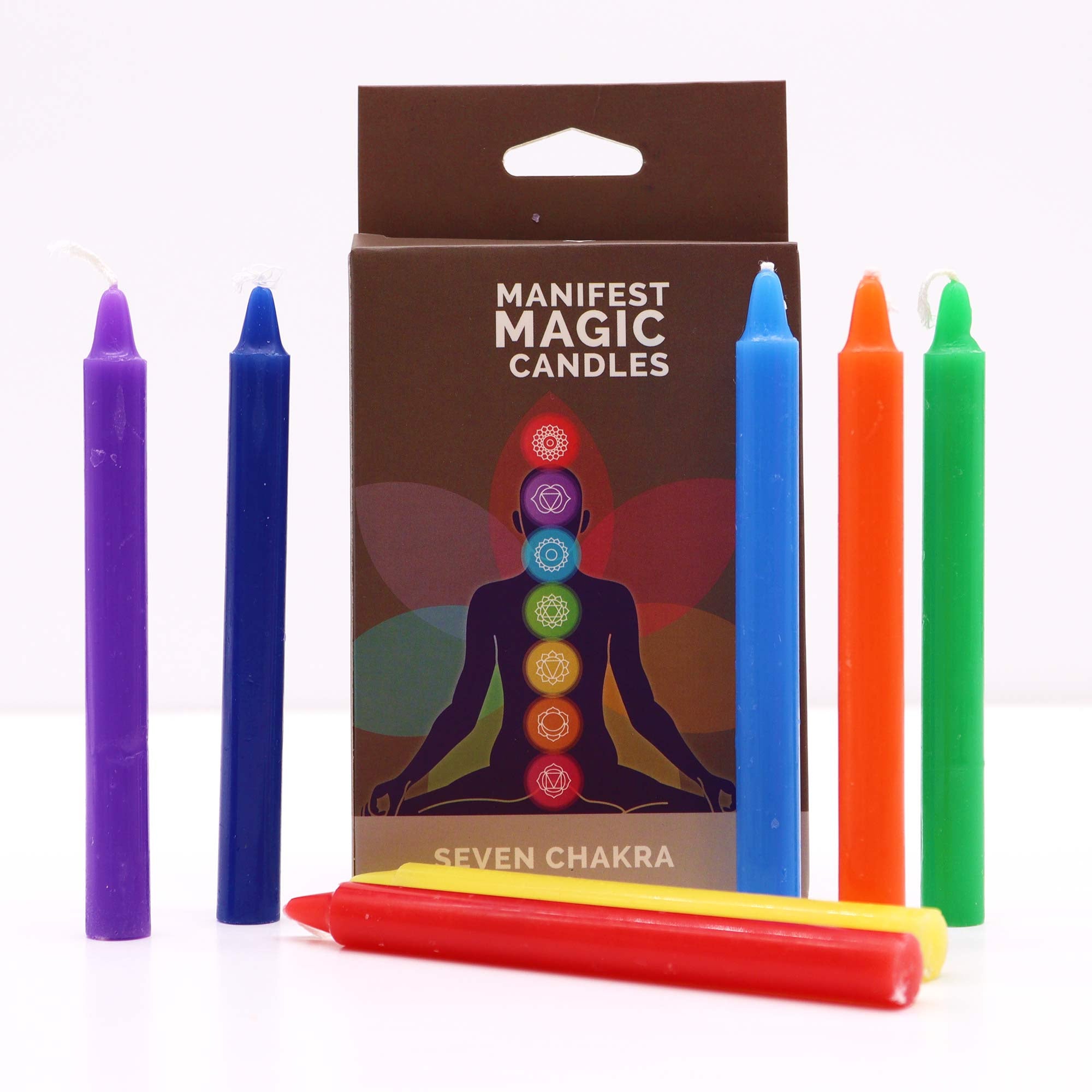 7 Chakra Manifest Candles