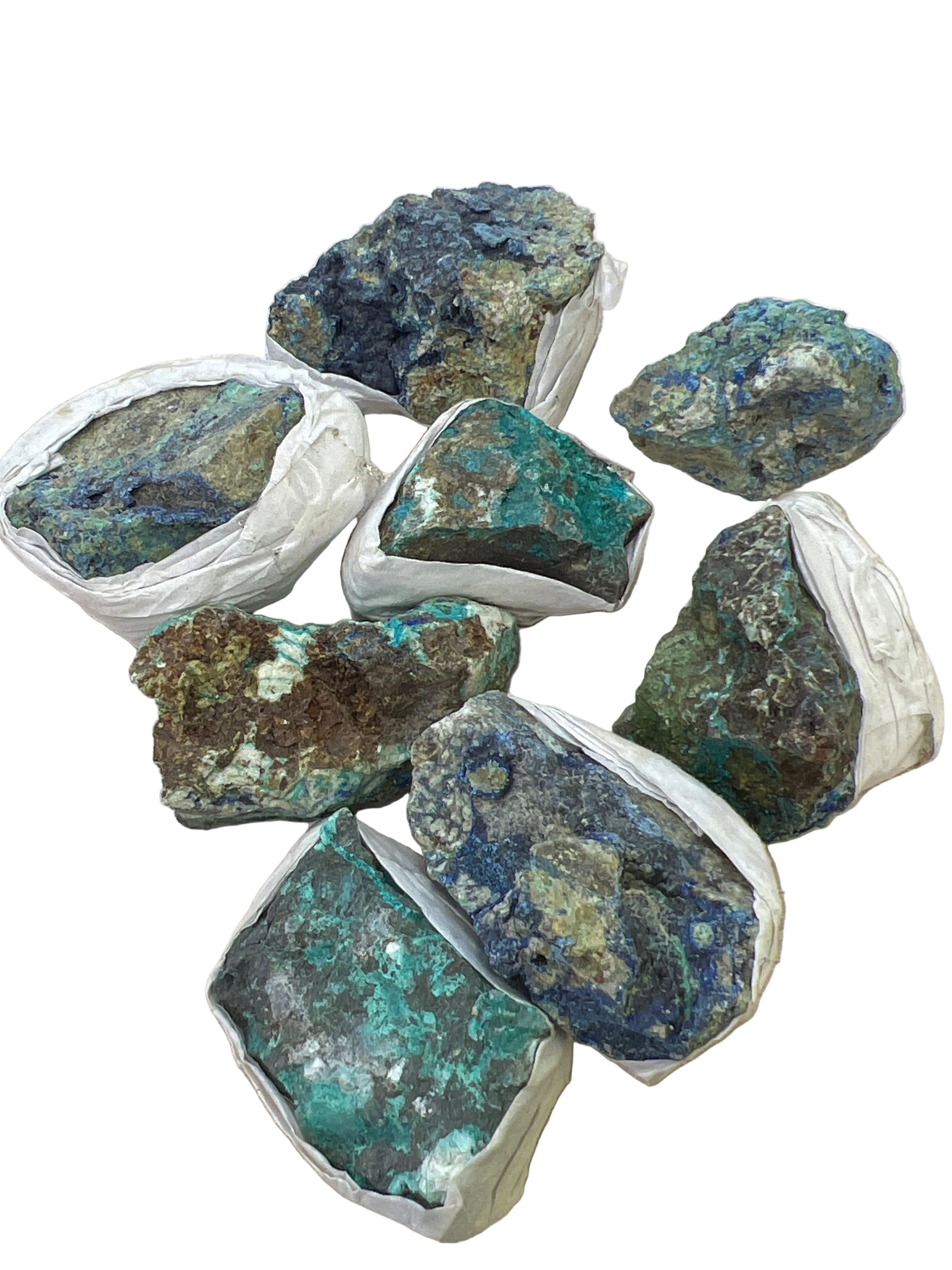 Raw Stone Medium Size Azurite - Malachite