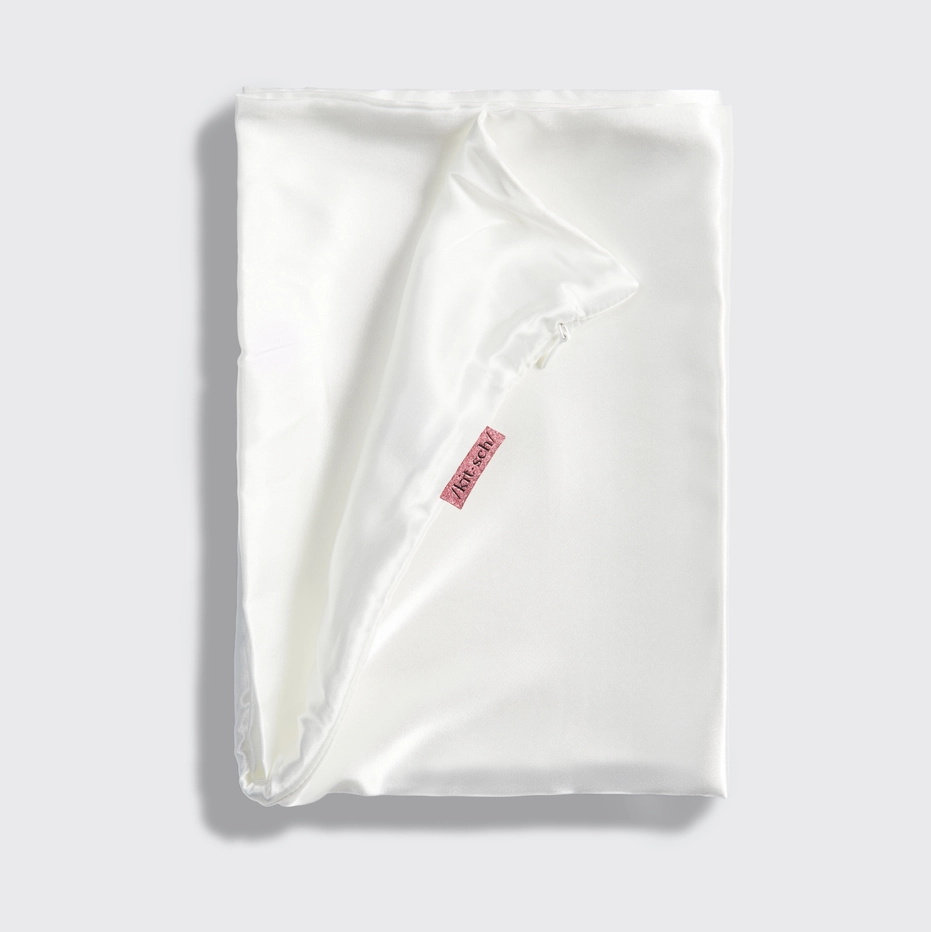 Kitsch The Satin Pillowcase Ivory