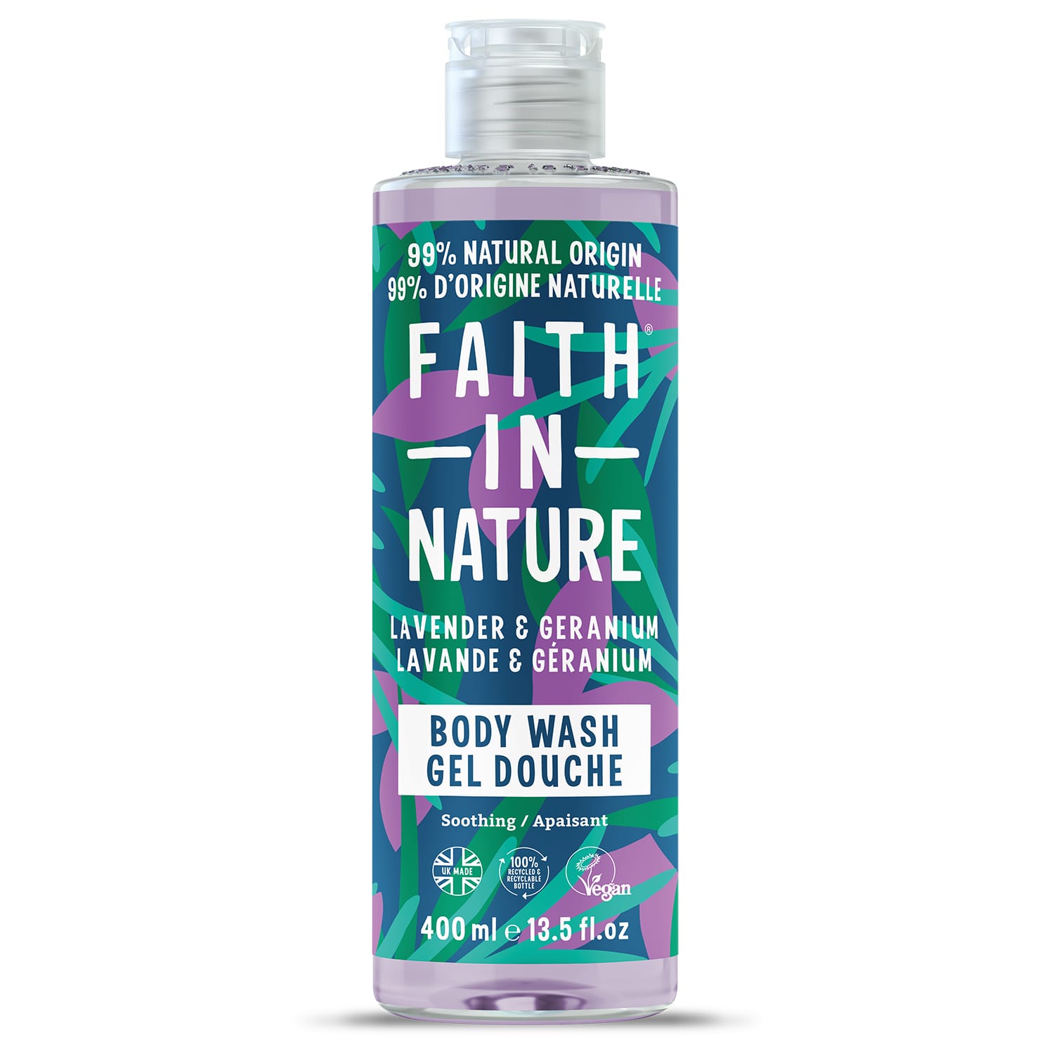 FAITH Suihkusaippua Laventeli & Geranium 400ml