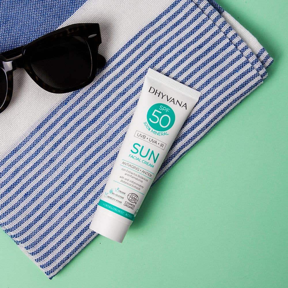 Dhyvana Aurinkovoide kasvoille SPF50 50ml