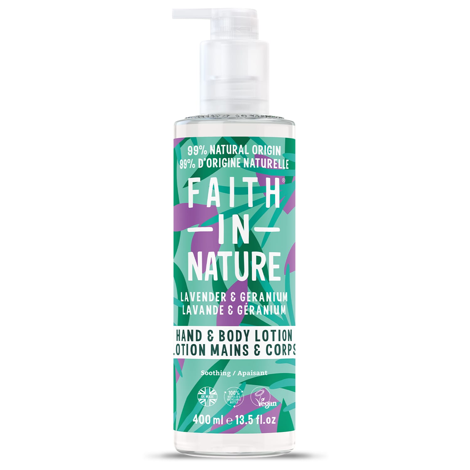 FAITH Käsi & Vartalovoide Lavender 400ml