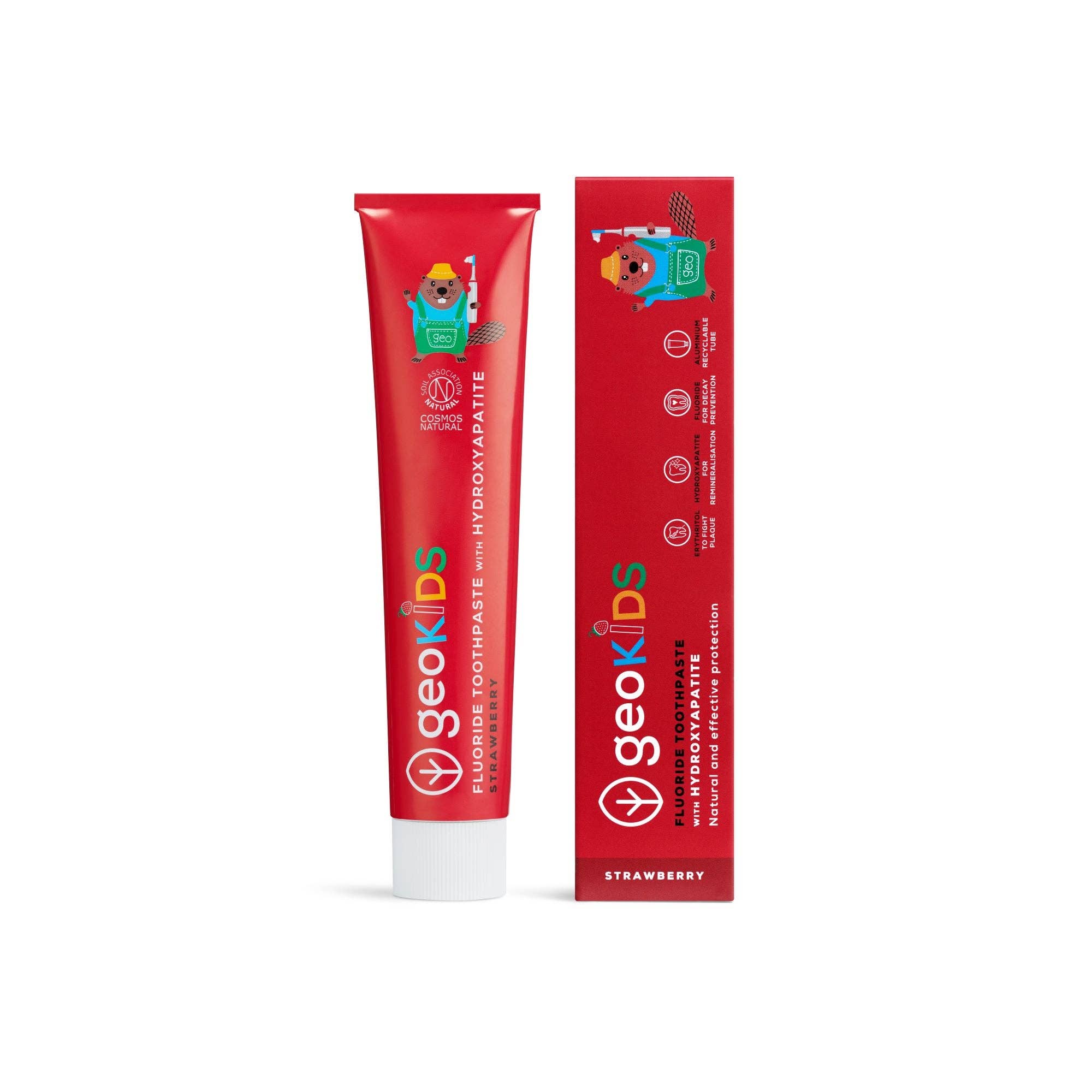 NEW - Kids Toothpaste next generation with Hydroxyapatite - Strawberry