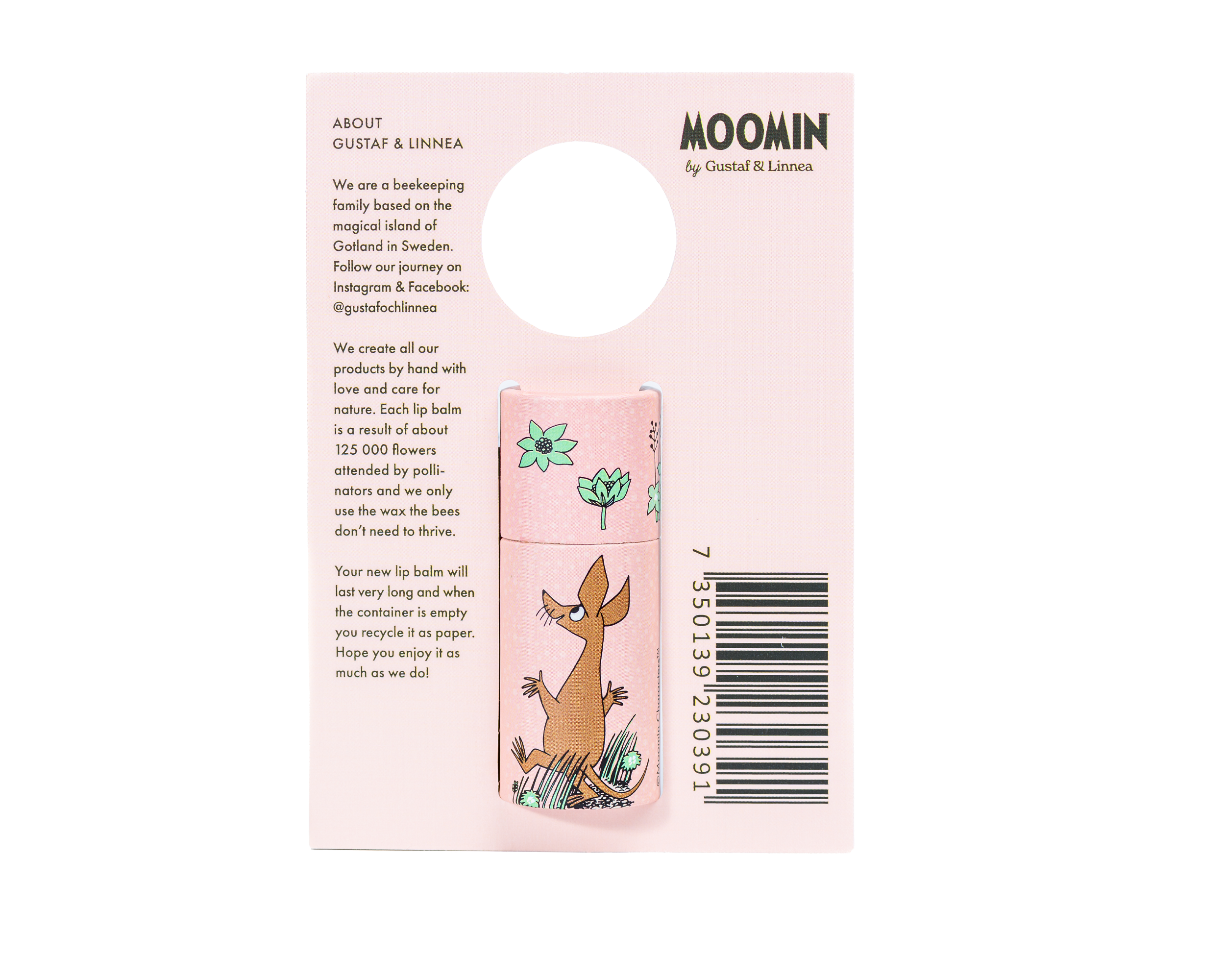 Moomin by G&L - Huulivoide Kehäkukka & Hunaja 8,5g