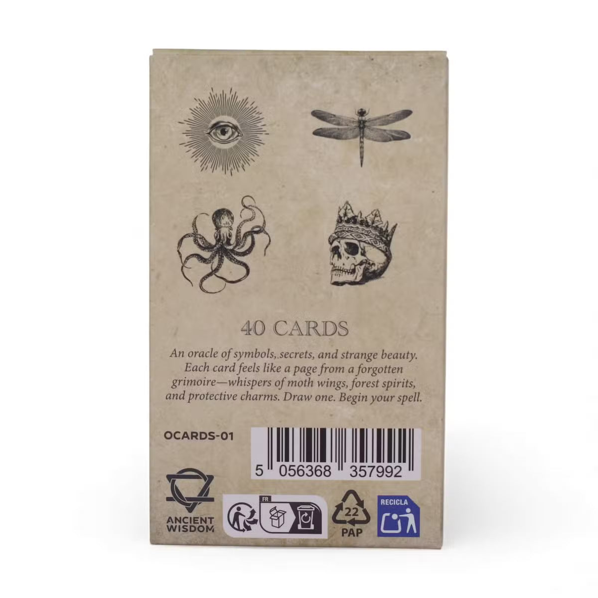 The Spellbook Oracle Cards- Witchcraft Deck