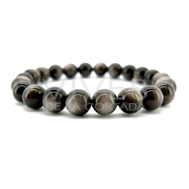 Rannekoru 8mm Kultainen Obsidiaani