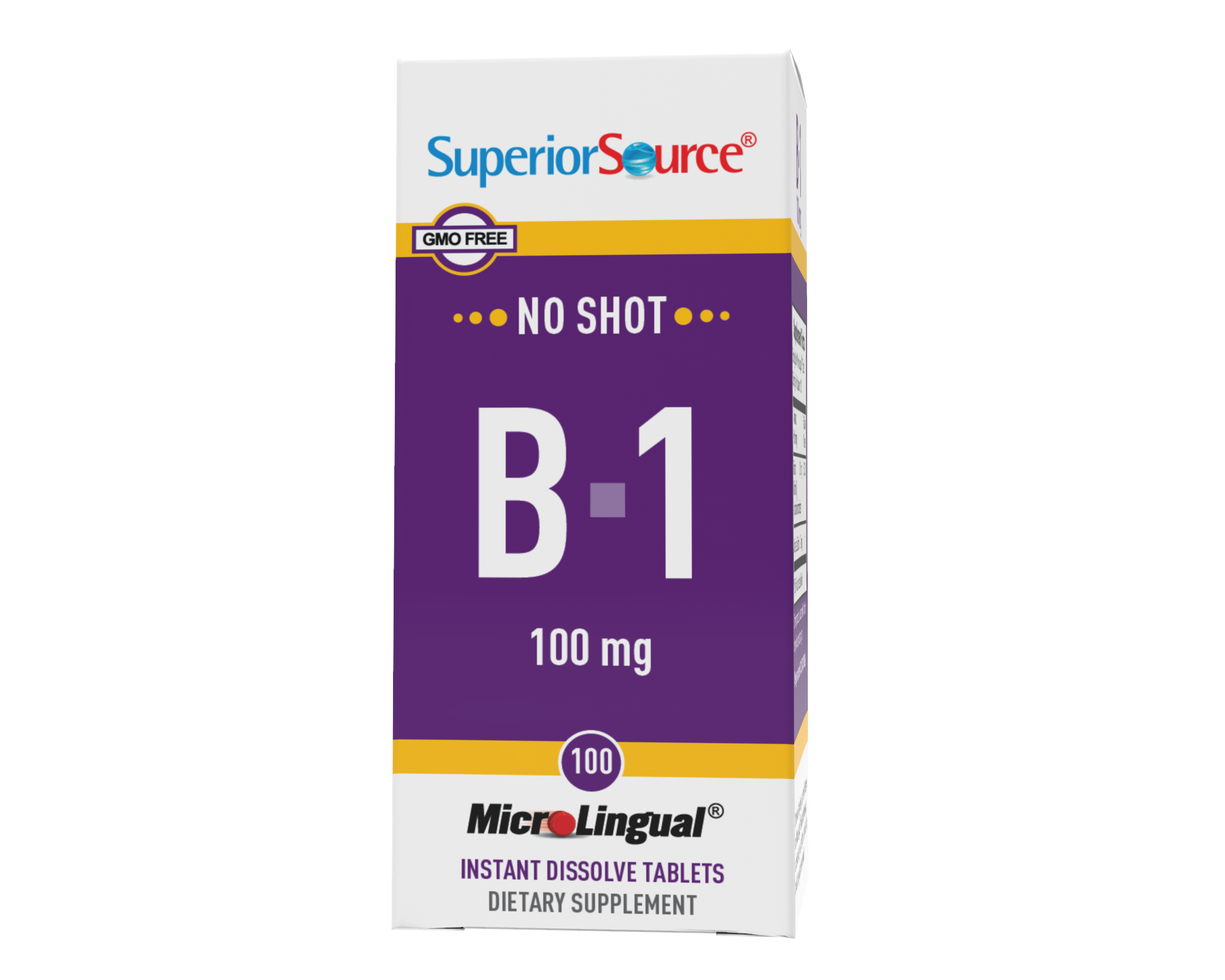No Shot B1 100mg 100tbl.