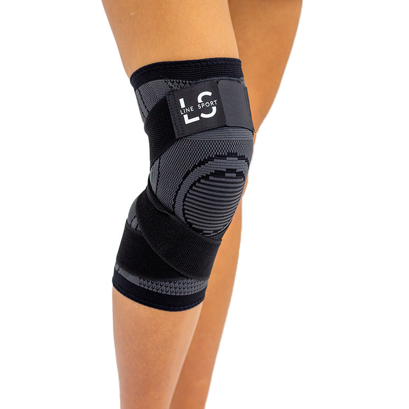 Line Sport – Elastinen polvituki tarrakiinnityksellä, 1 kpl