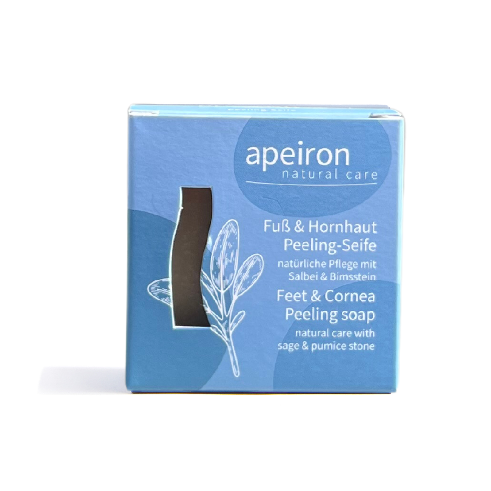 Apeiron Foot & Callus Scrub Soap 100g - kuoriva saippua jaloille