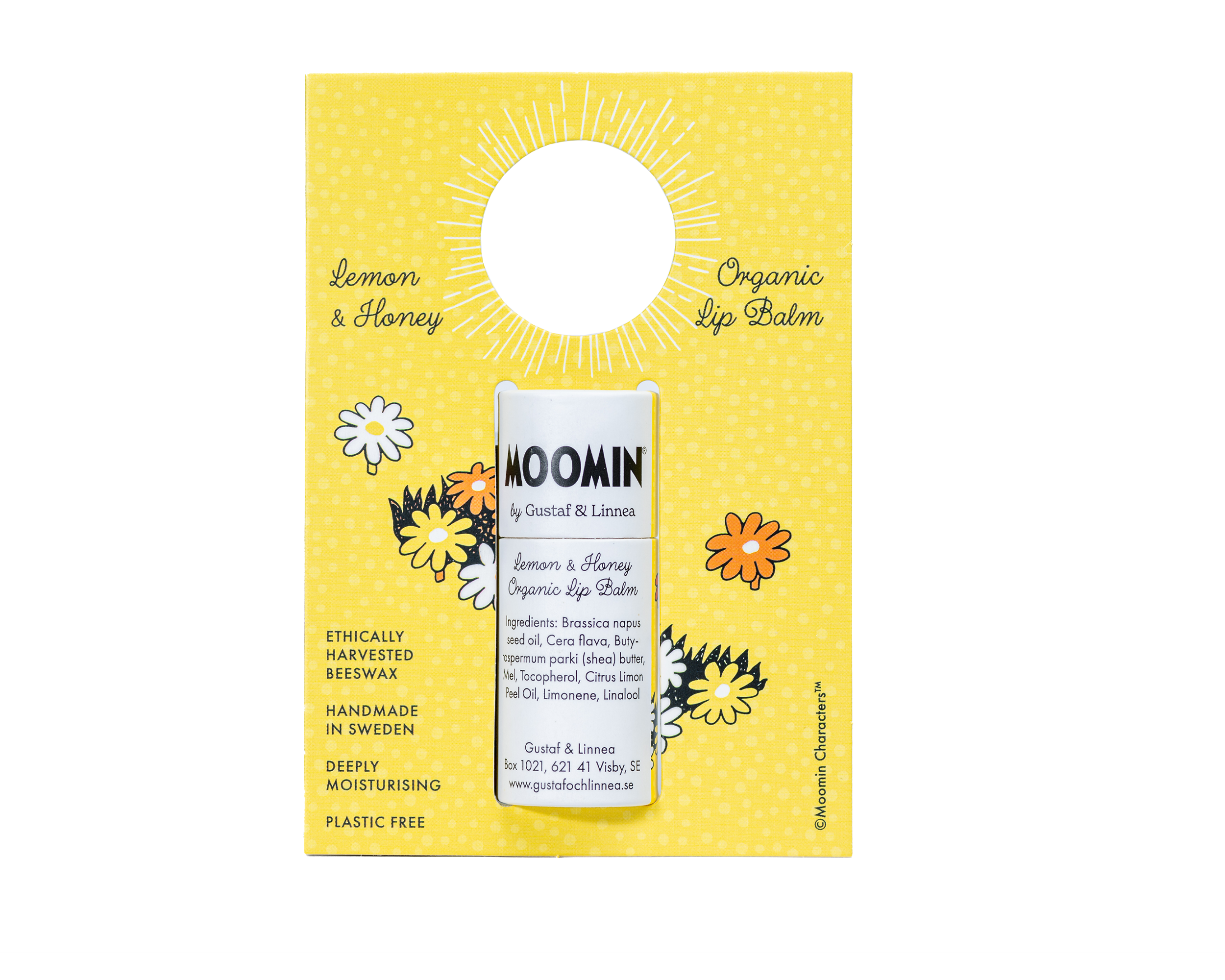 Moomin by G&L - Huulivoide Sitruuna & Hunaja 8,5g