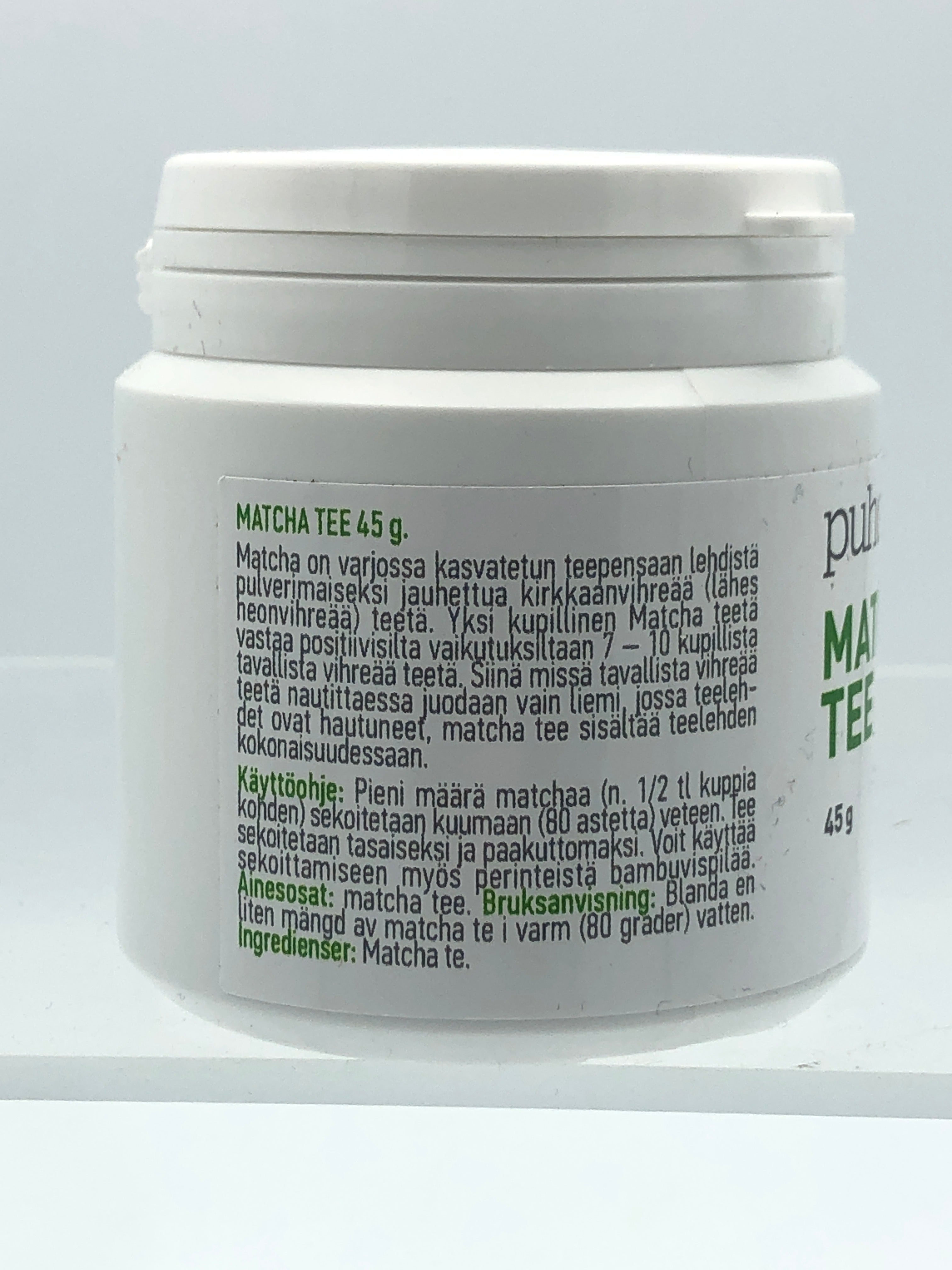 puhdas+ Matcha te 45g
