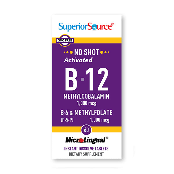 Activated B-12 1000ug+B-6 & Metylfolate