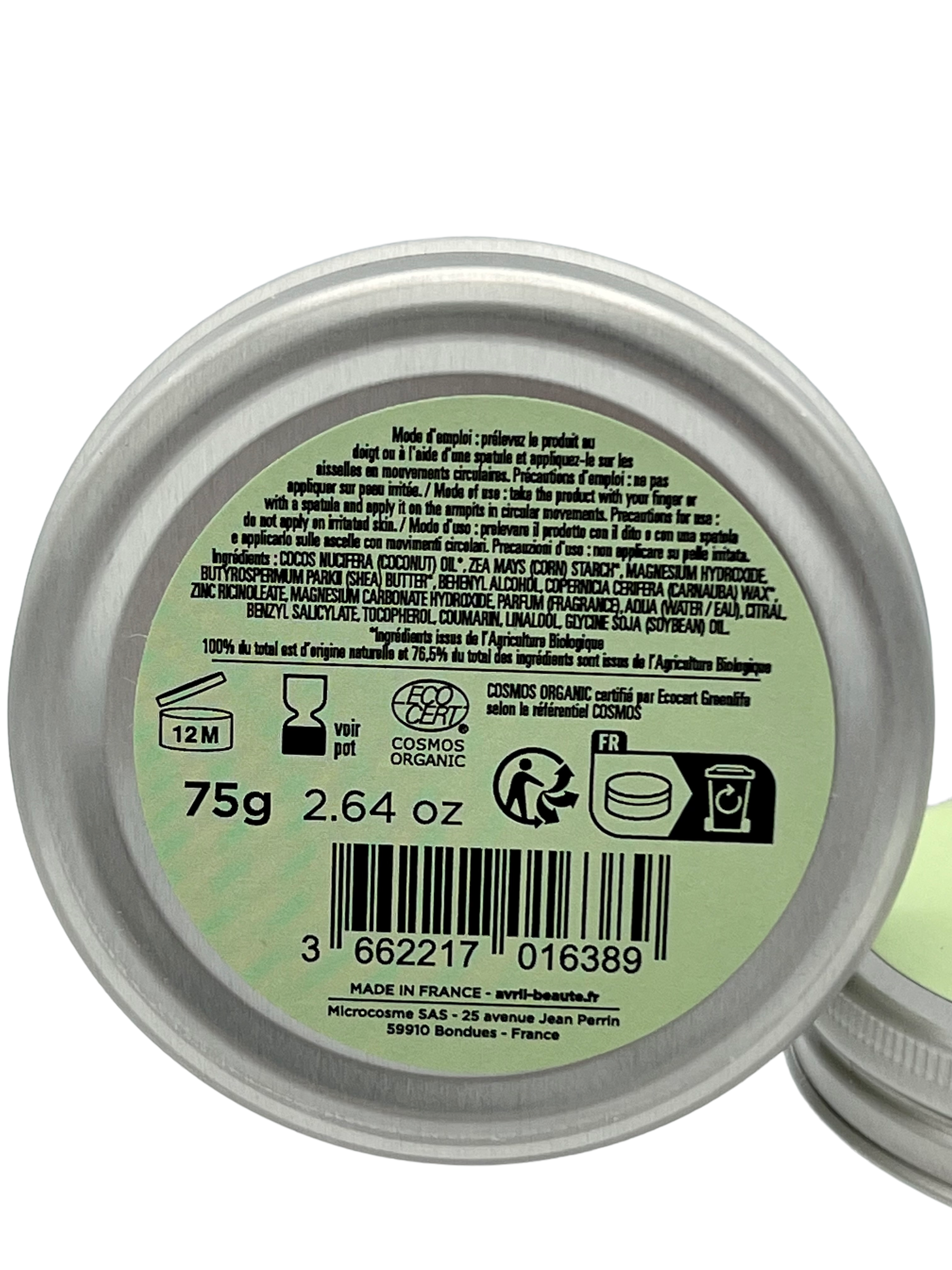 Avril Voidedeodorantti Bergamotti 75g