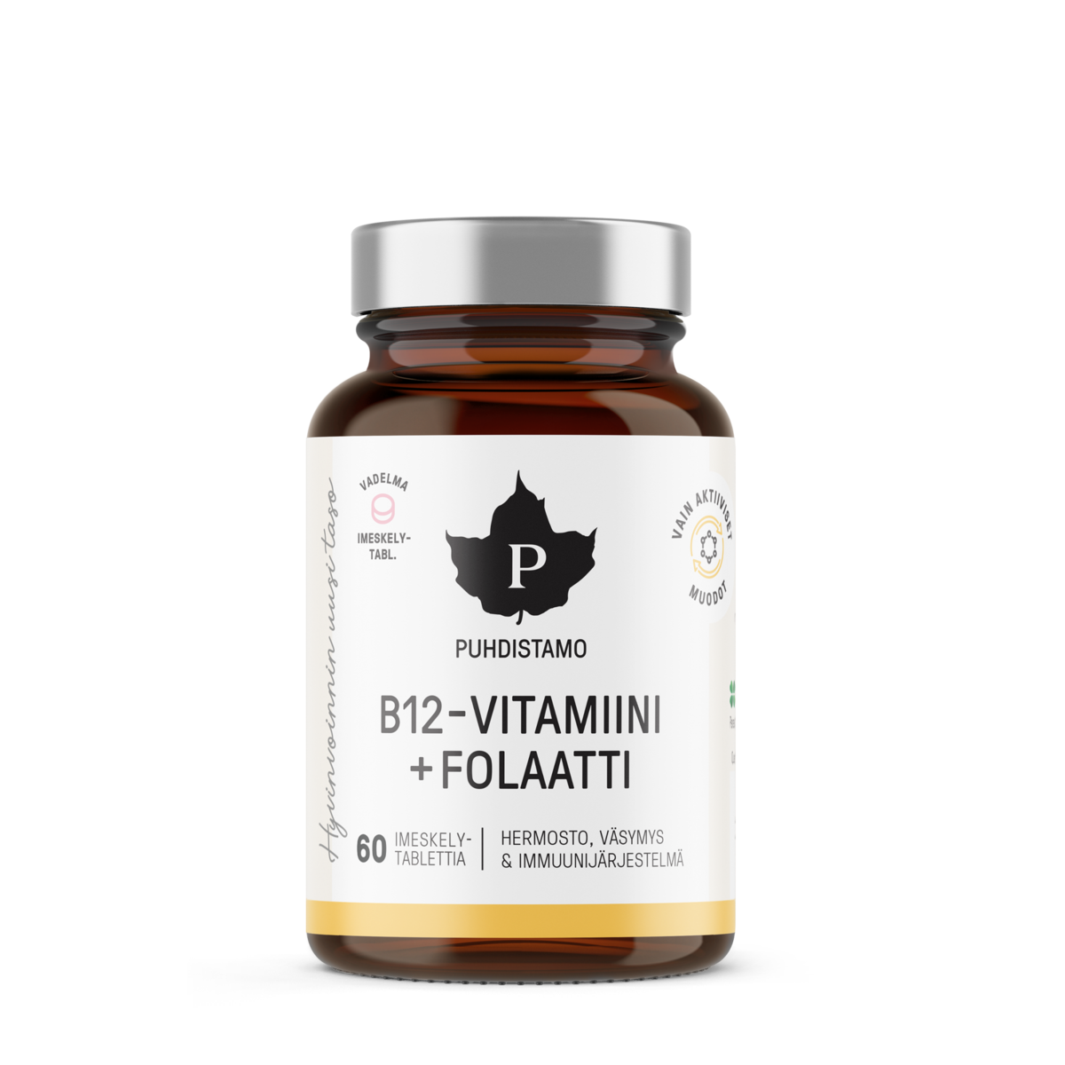 B12-vitamiini + Folaatti 60tbl
