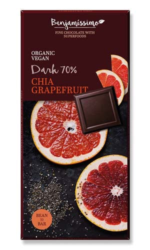 Benjamissimo Tumma suklaa Chia-Greippi