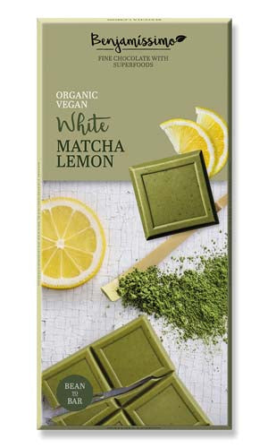 Benjamissimo Valkosuklaa Matcha-Sitruuna