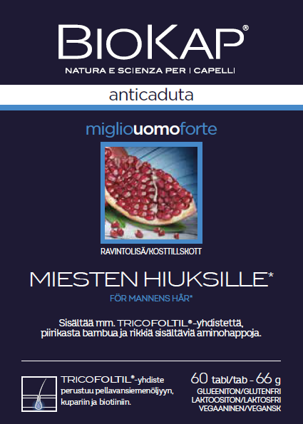 Biokap Miglio Uomo Forte - Miesten hiuksille 60tbl.