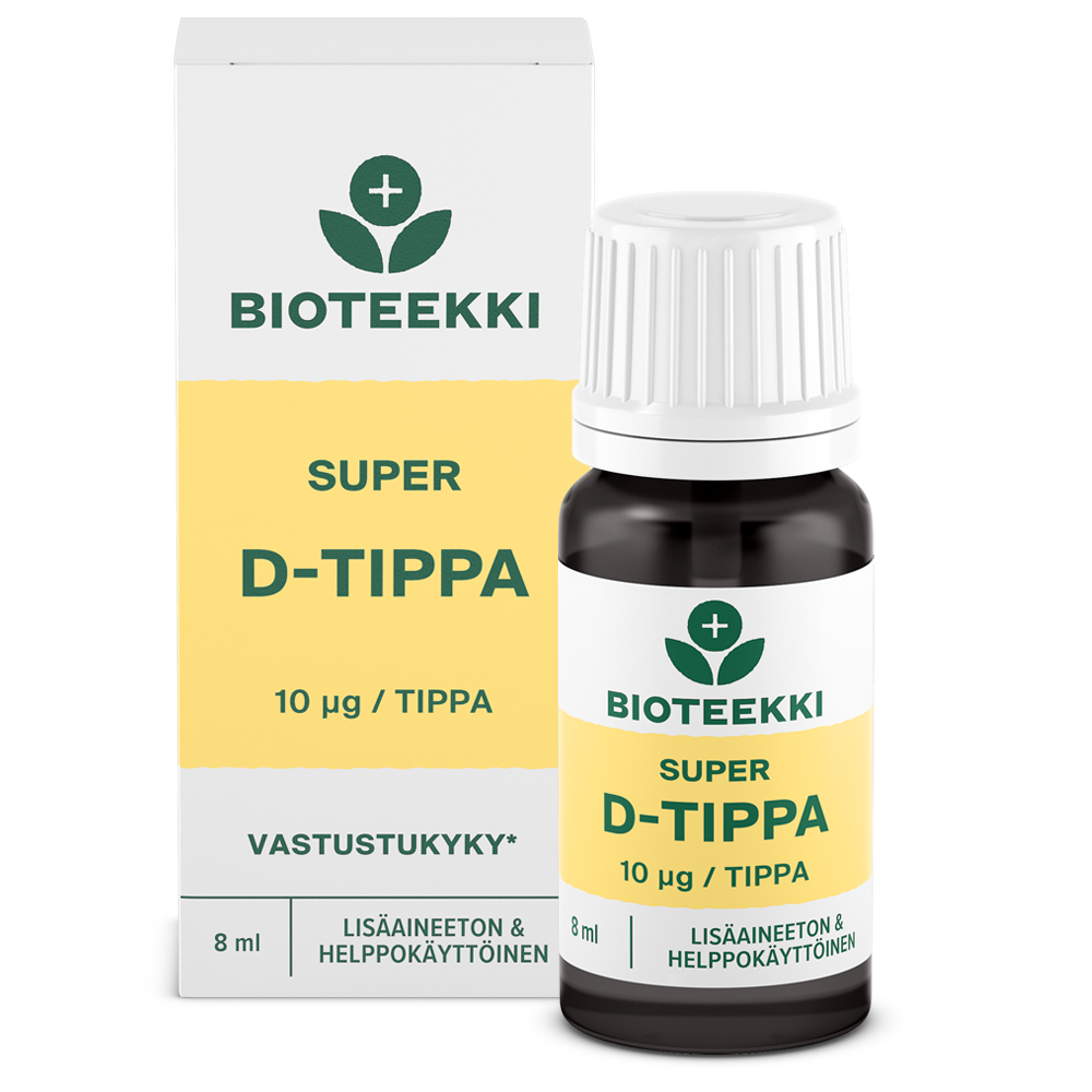 SUPER D tipat 10ug D-vitamiinia/tippa