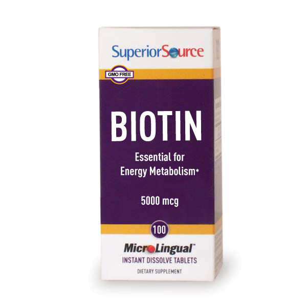 Biotin 5,000 mcg 100tbl.