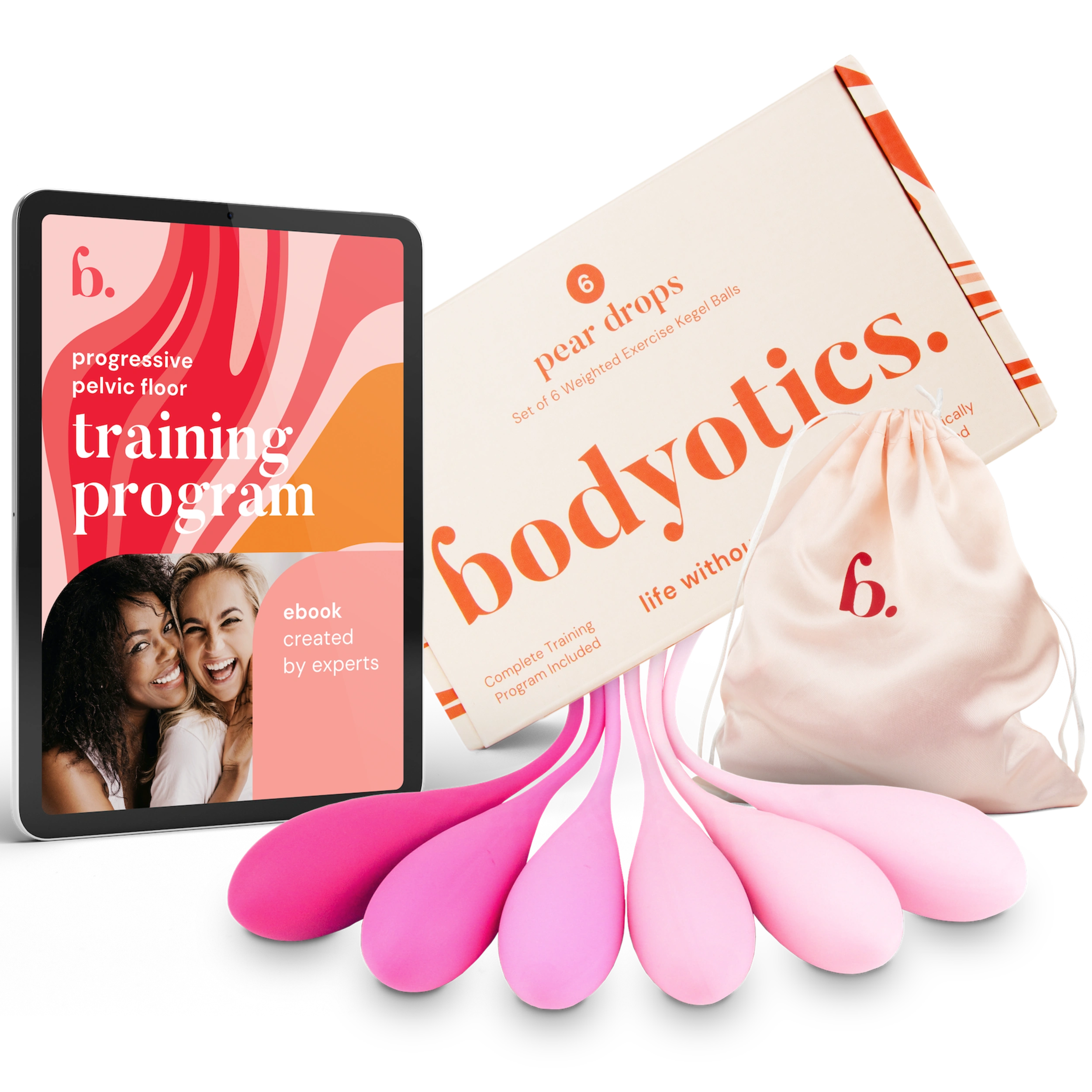 Bodyotics Kegel painopallot, 6kpl