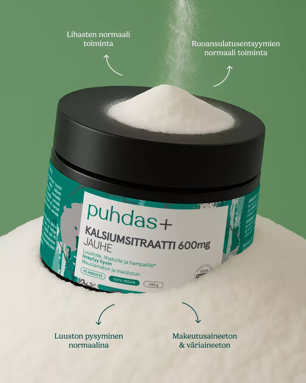 puhdas+ Kalsiumsitraatti 600mg