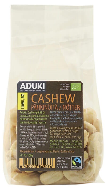 Cashewpähkinä (L,RK) 100g