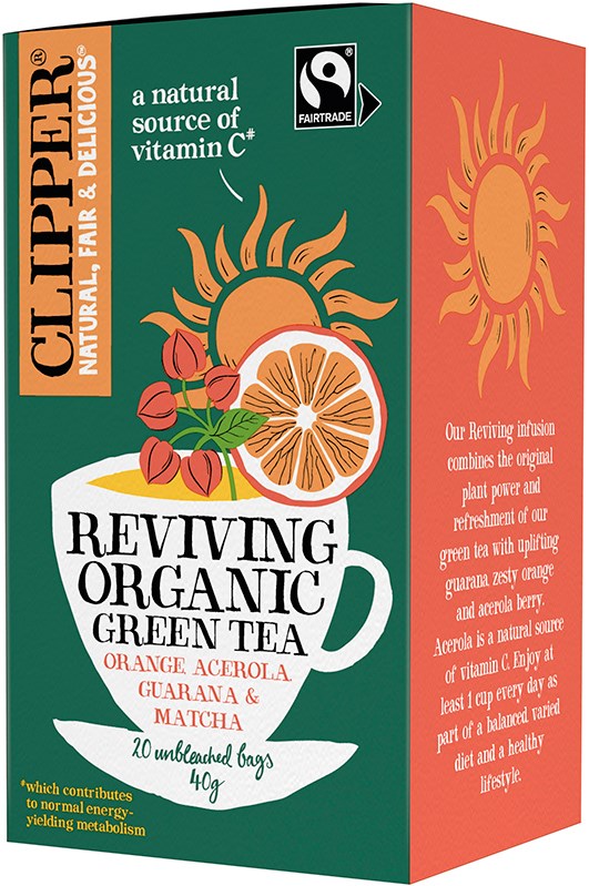 Clipper Vihreä Tee Reviving (L) 20pss
