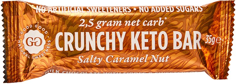 Crunchy Keto Bar Salty Caramel Nut 35g