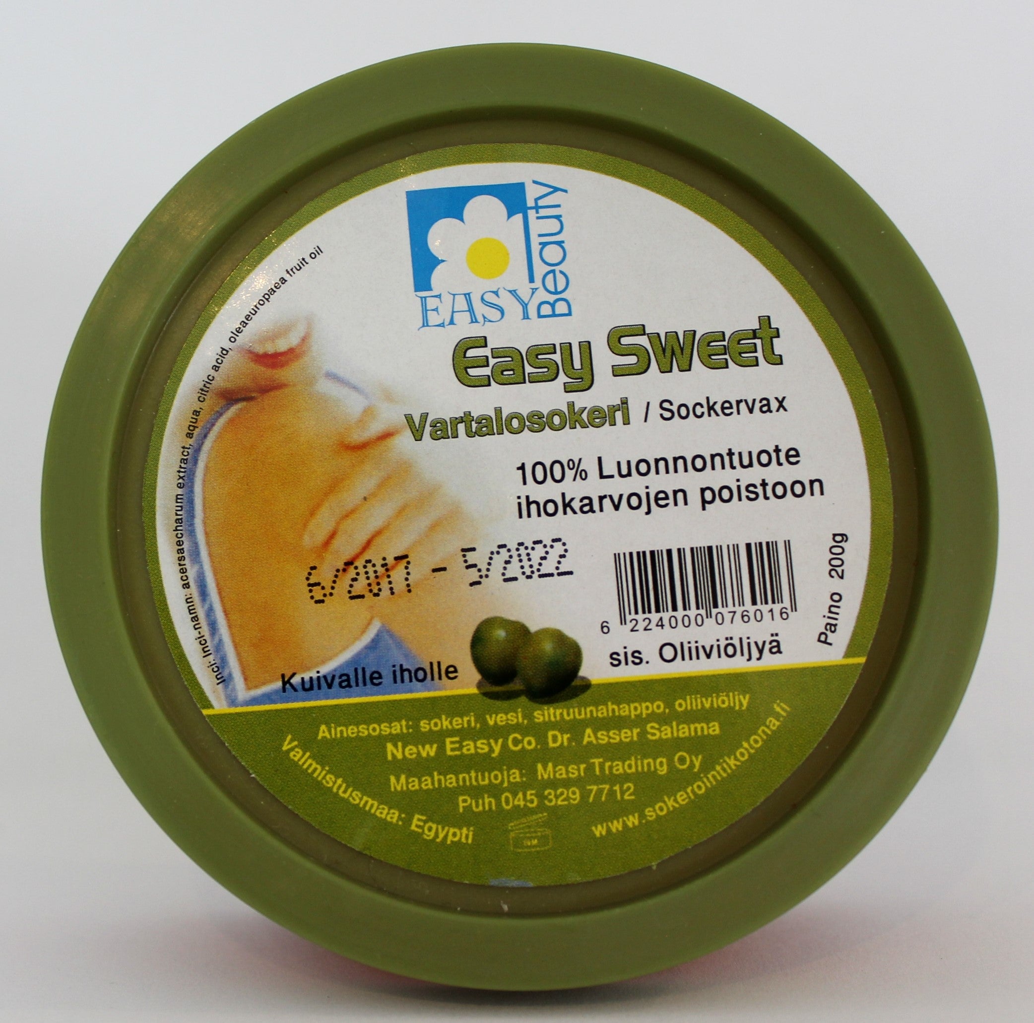 EASY SWEET Vartalosokeri kuivalle iholle
