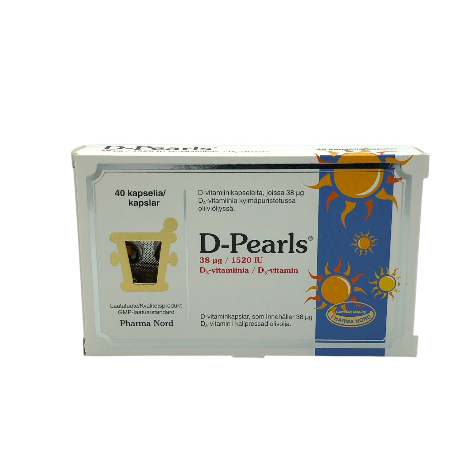 D-Pearls 38 µg 40 kaps.