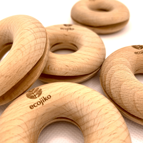 Ecojiko Puinen pussinsulkija1 kpl