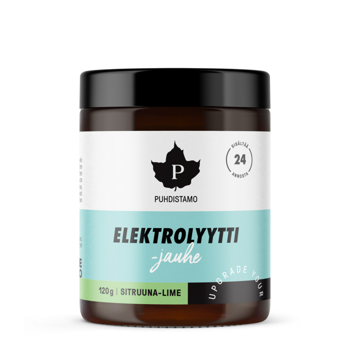 Elektrolyyttijauhe Sitruuna Lime 120g